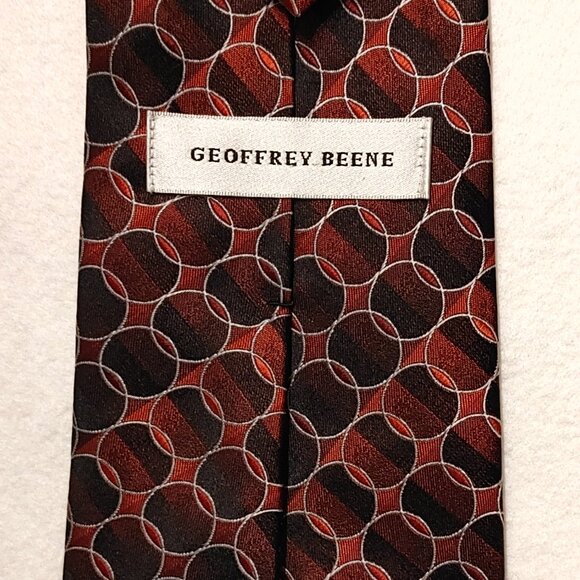 Stylish Geoffrey Beane 100% Silk Mens Tie - Picture 3 of 4